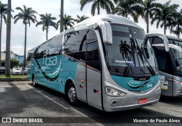 Rosa Turismo 13402 na cidade de Aparecida, São Paulo, Brasil, por Vicente de Paulo Alves. ID da foto: 6893850.