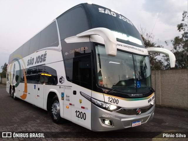 Expresso São José 1200 na cidade de Tramandaí, Rio Grande do Sul, Brasil, por Plinio Silva. Número da foto: #6892908.