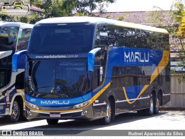 Marlu Turismo 303 na cidade de Aparecida, São Paulo, Brasil, por Rudnei Aparecido da Silva. ID da foto: 6893757.