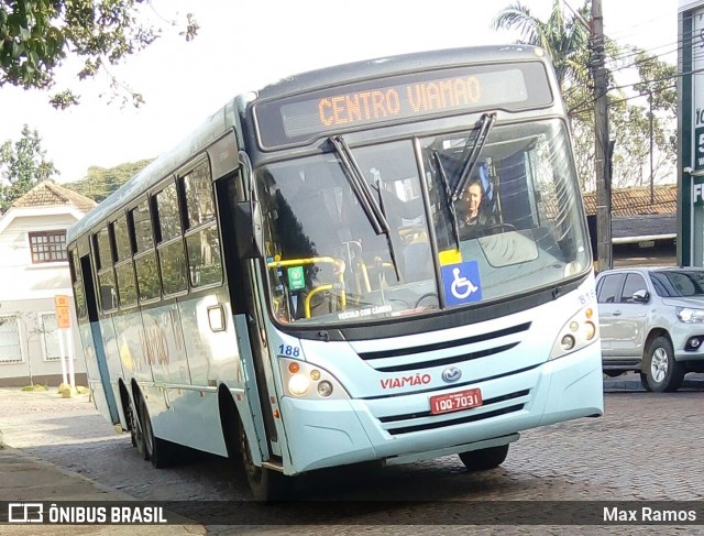 Empresa de Transporte Coletivo Viamão 8188 na cidade de Viamão, Rio Grande do Sul, Brasil, por Max Ramos. ID da foto: 6892177.