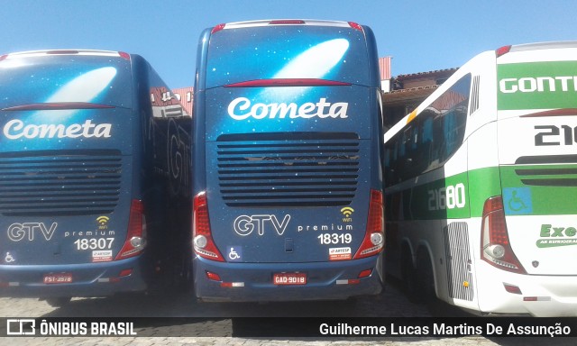 Viação Cometa 18319 na cidade de Camanducaia, Minas Gerais, Brasil, por Guilherme Lucas Martins De Assunção. Número da foto: #6892757.