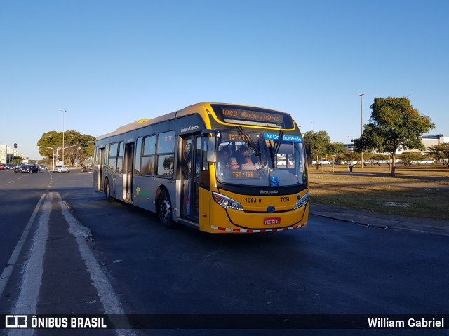 TCB - Sociedade de Transportes Coletivos de Brasília 1083 9 na cidade de Brasília, Distrito Federal, Brasil, por William Gabriel. ID da foto: 6891866.