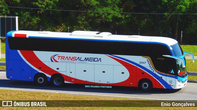 Trans Almeida Transporte e Turismo 2017 na cidade de Aparecida, São Paulo, Brasil, por Enio Gonçalves. ID da foto: 6892296.