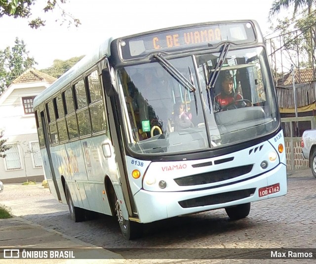 Empresa de Transporte Coletivo Viamão 8138 na cidade de Viamão, Rio Grande do Sul, Brasil, por Max Ramos. ID da foto: 6893924.