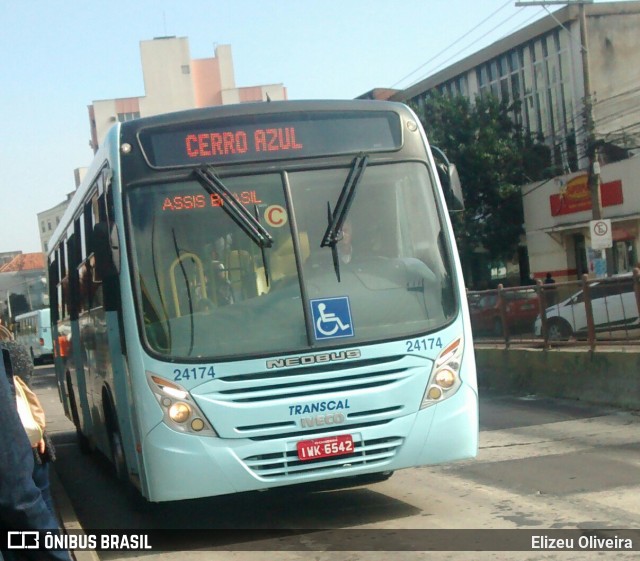 Transcal Sul Transportes Coletivos 24174 na cidade de Porto Alegre, Rio Grande do Sul, Brasil, por Elizeu Oliveira. Número da foto: #6895313.