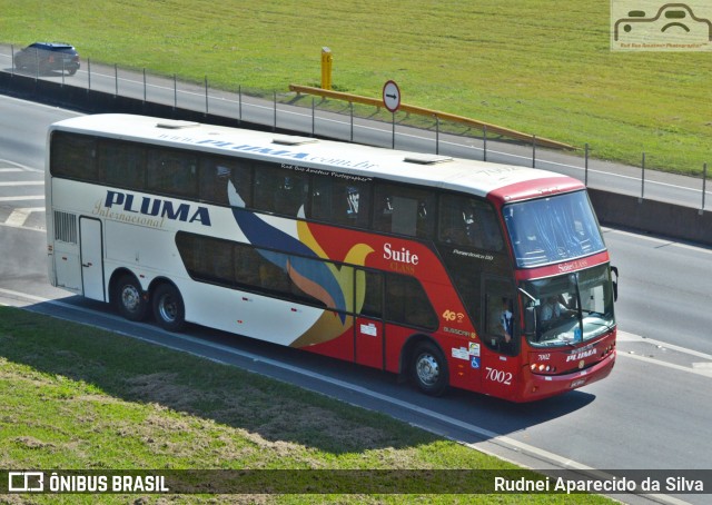 Pluma Conforto e Turismo 7002 na cidade de Aparecida, São Paulo, Brasil, por Rudnei Aparecido da Silva. ID da foto: 6896463.