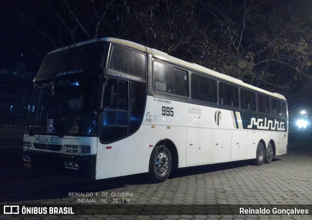 Auto Viação Rainha 995 na cidade de Indaial, Santa Catarina, Brasil, por Reinaldo Gonçalves. ID da foto: 6897854.