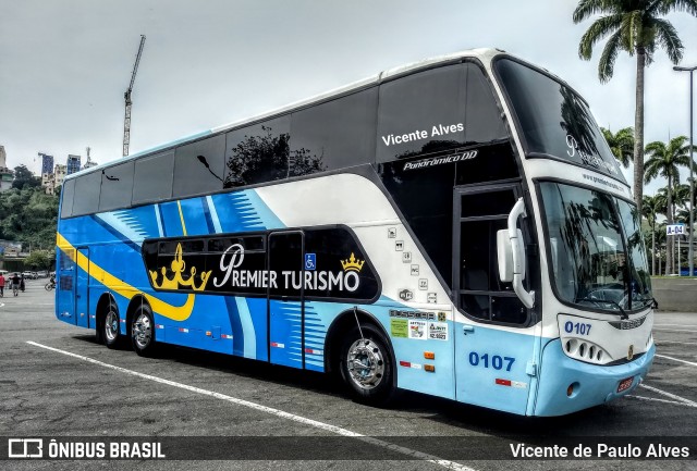 Premier Turismo 0107 na cidade de Aparecida, São Paulo, Brasil, por Vicente de Paulo Alves. ID da foto: 6896000.