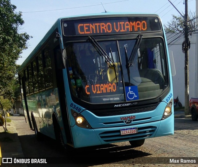 Empresa de Transporte Coletivo Viamão 8348 na cidade de Viamão, Rio Grande do Sul, Brasil, por Max Ramos. Número da foto: #6897459.
