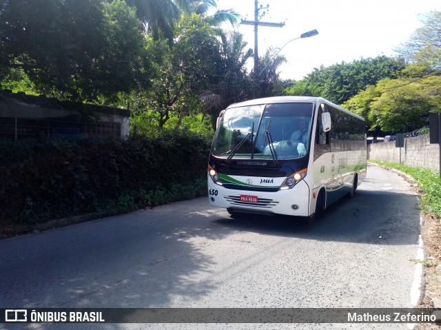 Viação Jauá 650 na cidade de Salvador, Bahia, Brasil, por Matheus Zeferino. Número da foto: #6895451.