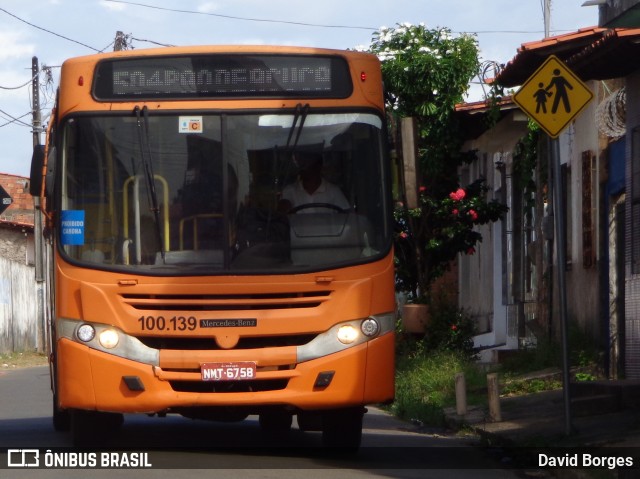 Taguatur - Taguatinga Transporte e Turismo 100.139 na cidade de São Luís, Maranhão, Brasil, por David Borges. ID da foto: 6897656.