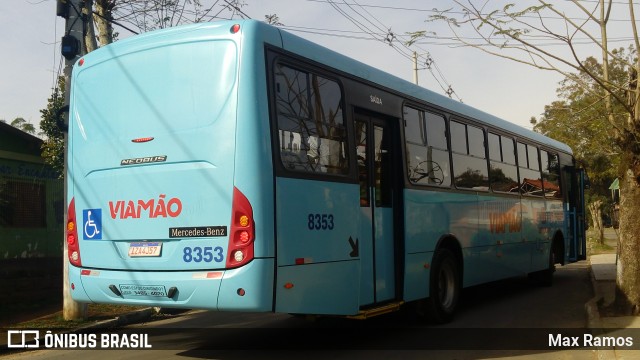 Empresa de Transporte Coletivo Viamão 8353 na cidade de Viamão, Rio Grande do Sul, Brasil, por Max Ramos. ID da foto: 6895677.