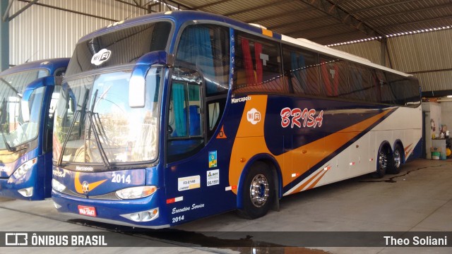 Brisa Bus 2014 na cidade de Penápolis, São Paulo, Brasil, por Theo Soliani. Número da foto: #6896103.