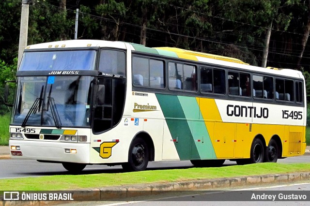 Empresa Gontijo de Transportes 15495 na cidade de Belo Horizonte, Minas Gerais, Brasil, por Andrey Gustavo. Número da foto: #6895525.