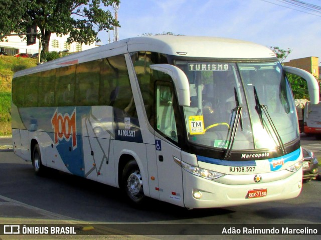 Auto Viação 1001 RJ 108.527 na cidade de Belo Horizonte, Minas Gerais, Brasil, por Adão Raimundo Marcelino. Número da foto: #6853931.