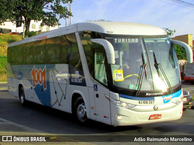 Auto Viação 1001 RJ 108.527 na cidade de Belo Horizonte, Minas Gerais, Brasil, por Adão Raimundo Marcelino. ID da foto: 6853931.