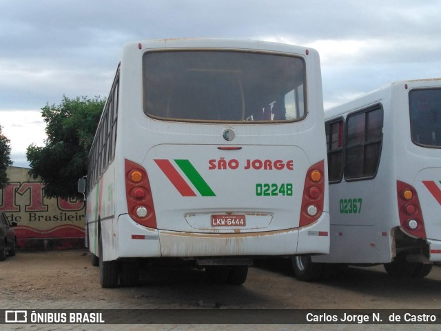 Consórcio Navegantes - 02 > Viação São Jorge > Transurb Transporte Urbano 02248 na cidade de Malta, Paraíba, Brasil, por Carlos Jorge N.  de Castro. ID da foto: 6852283.