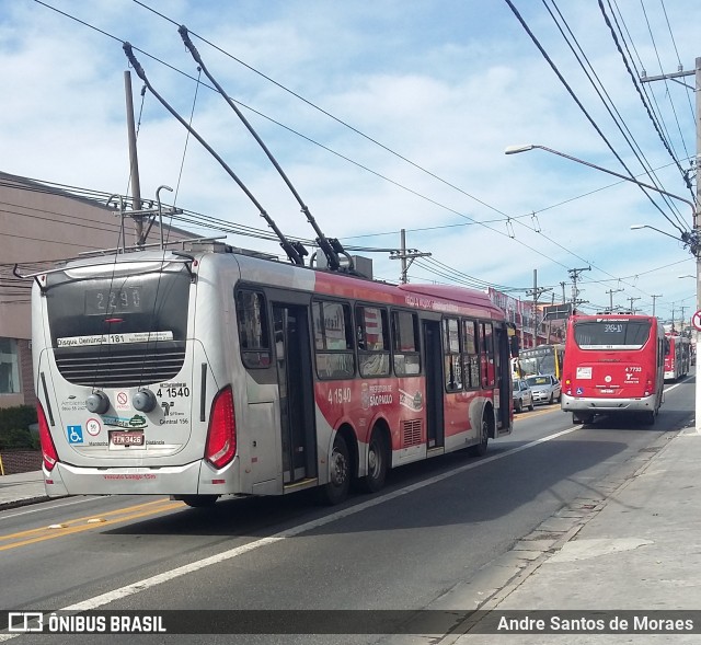 Himalaia Transportes > Ambiental Transportes Urbanos 4 1540 na cidade de São Paulo, São Paulo, Brasil, por Andre Santos de Moraes. ID da foto: 6853416.