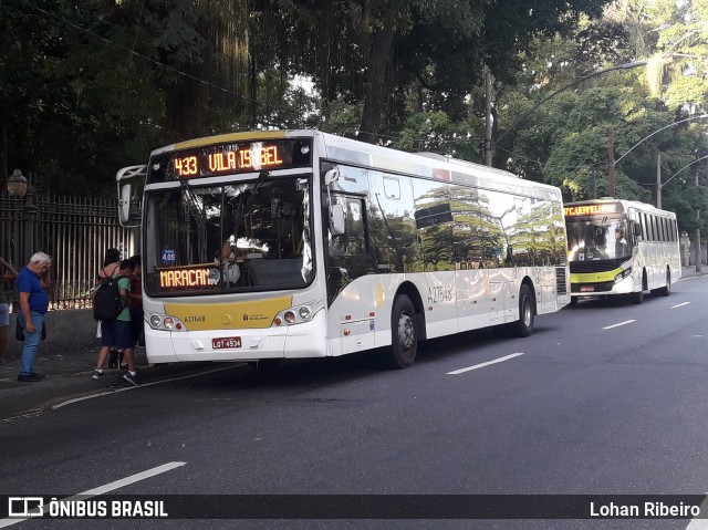 Transportes Vila Isabel A27648 na cidade de Rio de Janeiro, Rio de Janeiro, Brasil, por Lohan Ribeiro. ID da foto: 6852909.