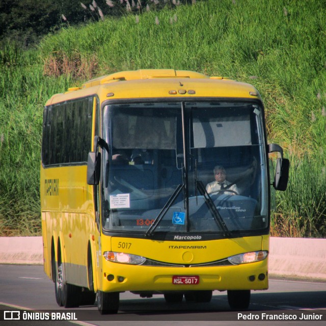 Viação Itapemirim 5017 na cidade de Ribeirão, Pernambuco, Brasil, por Pedro Francisco Junior. ID da foto: 6852891.