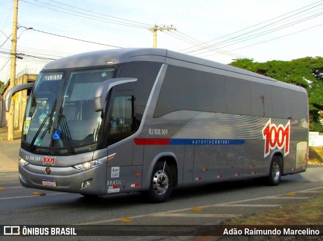 Auto Viação 1001 RJ 108.149 na cidade de Belo Horizonte, Minas Gerais, Brasil, por Adão Raimundo Marcelino. Número da foto: #6853951.