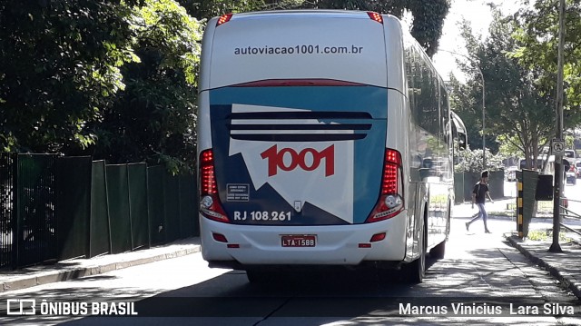 Auto Viação 1001 RJ 108.261 na cidade de São Paulo, São Paulo, Brasil, por Marcus Vinicius Lara Silva. ID da foto: 6898540.