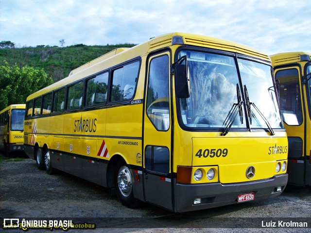 Viação Itapemirim 40509 na cidade de Paraíba do Sul, Rio de Janeiro, Brasil, por Luiz Krolman. Número da foto: #6899886.