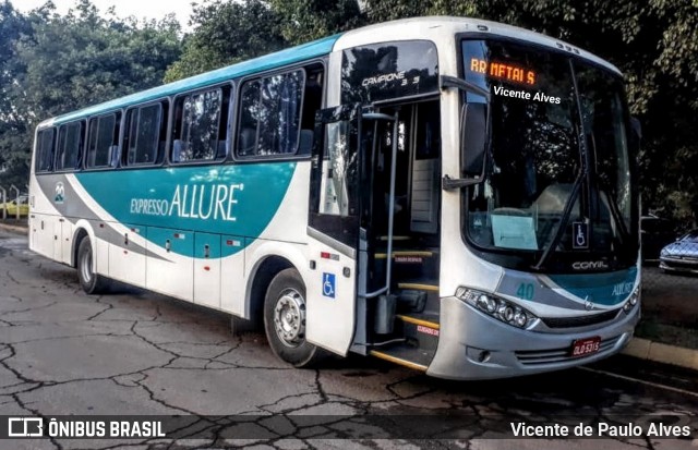 Expresso Allure 40 na cidade de Matozinhos, Minas Gerais, Brasil, por Vicente de Paulo Alves. Número da foto: #6898920.