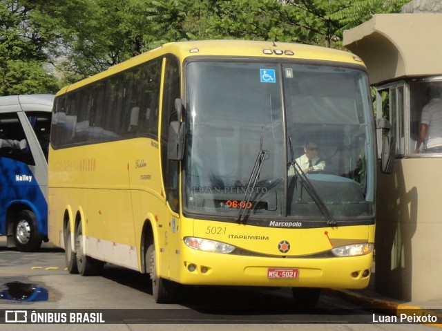 Viação Itapemirim 5021 na cidade de São Paulo, São Paulo, Brasil, por Luan Peixoto. Número da foto: #6900434.