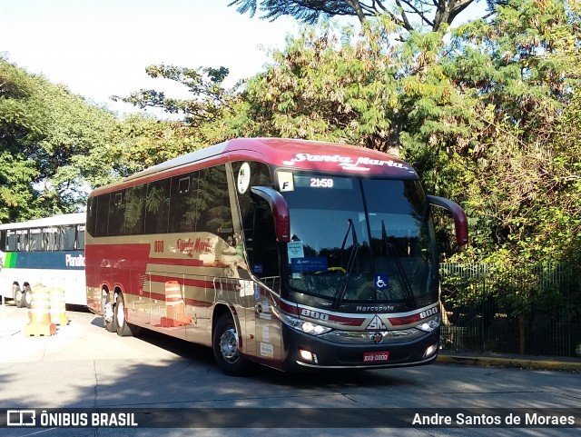 Santa Maria Fretamento e Turismo 800 na cidade de São Paulo, São Paulo, Brasil, por Andre Santos de Moraes. ID da foto: 6898437.