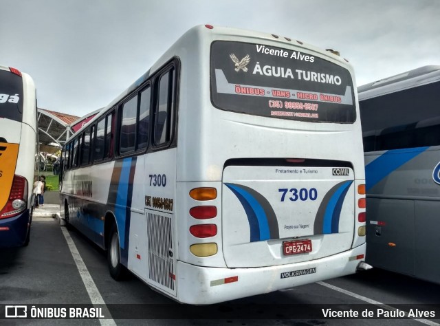 Águia Turismo 7300 na cidade de Aparecida, São Paulo, Brasil, por Vicente de Paulo Alves. ID da foto: 6898874.