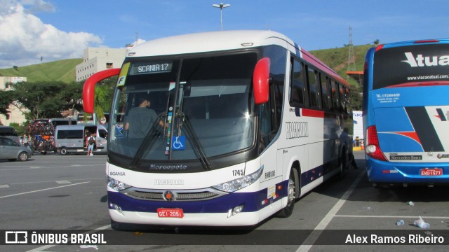 Viação Piracicabana 1745 na cidade de Aparecida, São Paulo, Brasil, por Alex Ramos Ribeiro. Número da foto: #6898955.