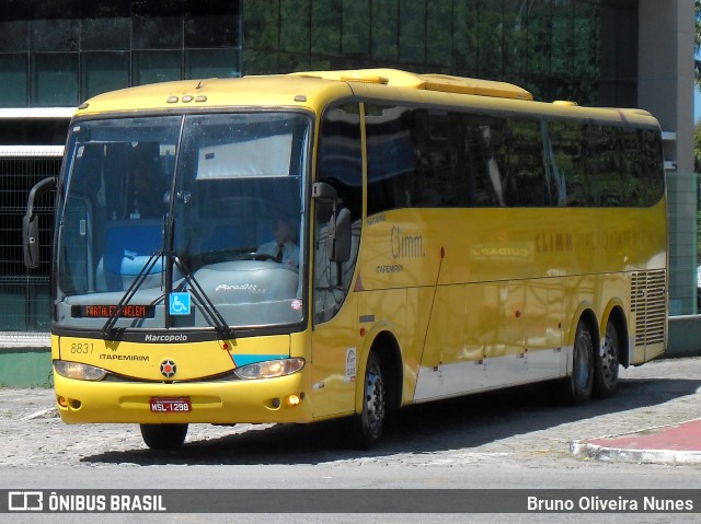 Viação Itapemirim 8831 na cidade de Fortaleza, Ceará, Brasil, por Bruno Oliveira Nunes. Número da foto: #6899594.
