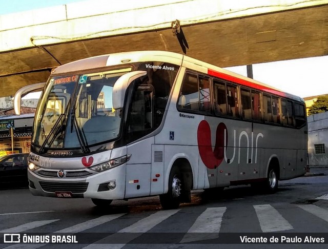 Expresso Unir 14242 na cidade de Belo Horizonte, Minas Gerais, Brasil, por Vicente de Paulo Alves. Número da foto: #6898956.