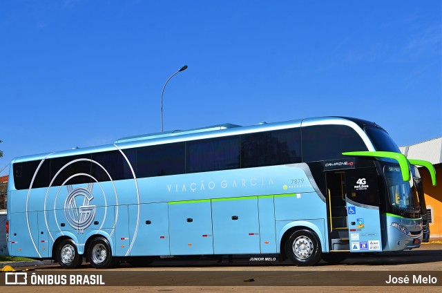 Viação Garcia 7879 na cidade de Maringá, Paraná, Brasil, por José Melo. ID da foto: 6899290.