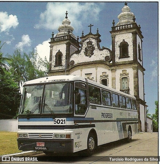 Auto Viação Progresso 5021 na cidade de Jaboatão dos Guararapes, Pernambuco, Brasil, por Tarcisio Rodrigues da Silva. ID da foto: 6901524.