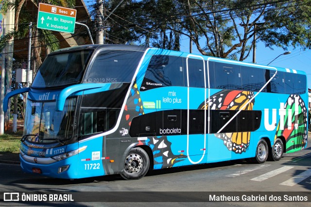 UTIL - União Transporte Interestadual de Luxo 11722 na cidade de Campinas, São Paulo, Brasil, por Matheus Gabriel dos Santos. Número da foto: #6901940.