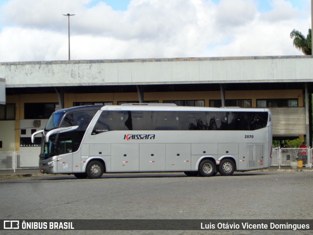 Kaissara - Viação Caiçara 2070 na cidade de Campos dos Goytacazes, Rio de Janeiro, Brasil, por Luis Otávio Vicente Domingues. ID da foto: 6902264.