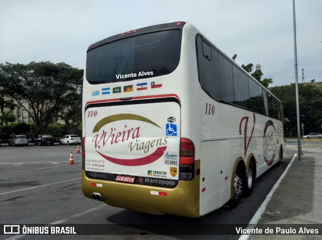 V. Vieira Viagens 110 na cidade de Aparecida, São Paulo, Brasil, por Vicente de Paulo Alves. ID da foto: 6901215.