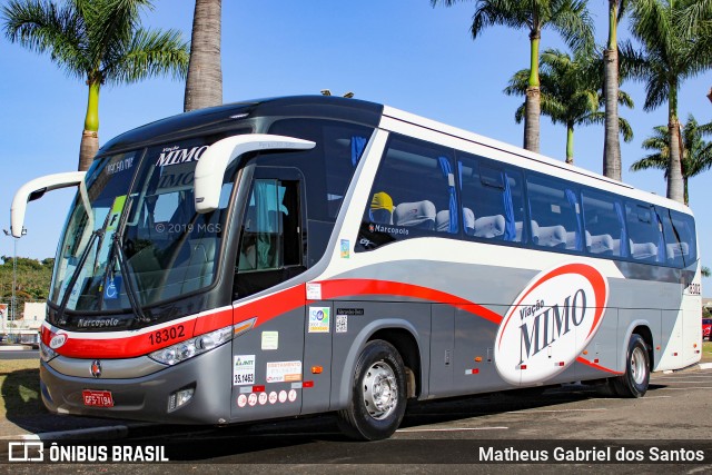 Viação Mimo 18302 na cidade de Jaguariúna, São Paulo, Brasil, por Matheus Gabriel dos Santos. Número da foto: #6904565.