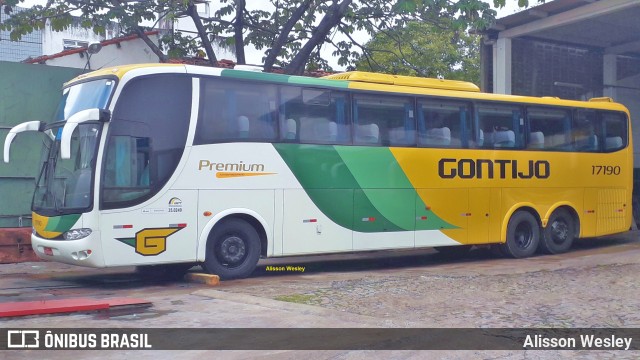 Empresa Gontijo de Transportes 17190 na cidade de Fortaleza, Ceará, Brasil, por Alisson Wesley. ID da foto: 6903620.