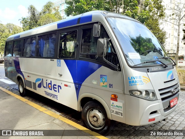 Líder Transportes 01 na cidade de Petrópolis, Rio de Janeiro, Brasil, por Zé Ricardo Reis. ID da foto: 6903250.