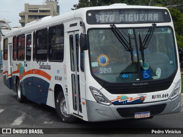 Auto Viação Salineira RJ 111.069 na cidade de Cabo Frio, Rio de Janeiro, Brasil, por Pedro Vinicius. Número da foto: #6903472.