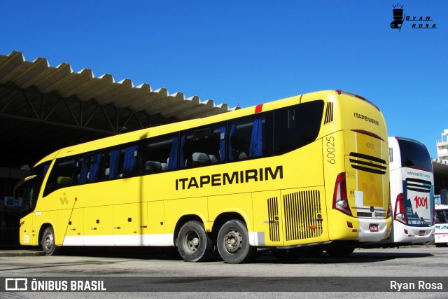 Viação Itapemirim 60025 na cidade de Macaé, Rio de Janeiro, Brasil, por Ryan Rosa. Número da foto: #6904420.
