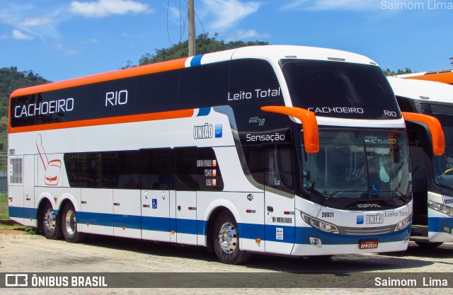 Expresso União 20021 na cidade de Cachoeiro de Itapemirim, Espírito Santo, Brasil, por Saimom  Lima. Número da foto: #6902832.