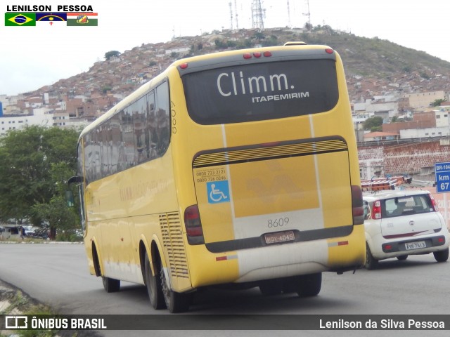 Viação Itapemirim 8609 na cidade de Caruaru, Pernambuco, Brasil, por Lenilson da Silva Pessoa. Número da foto: #6904450.