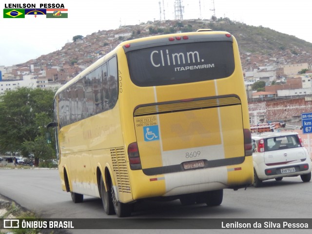 Viação Itapemirim 8609 na cidade de Caruaru, Pernambuco, Brasil, por Lenilson da Silva Pessoa. ID da foto: 6904450.