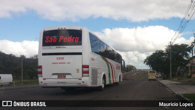 Expresso São Pedro 3350 na cidade de Santa Maria, Rio Grande do Sul, Brasil, por Mauricio Lopes. Número da foto: #6907083.