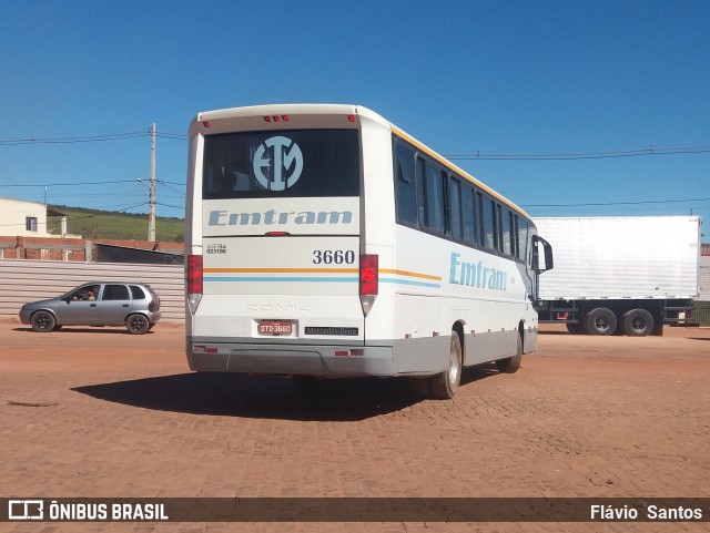 Emtram 3660 na cidade de Barra da Estiva, Bahia, Brasil, por Flávio  Santos. Número da foto: #6908214.