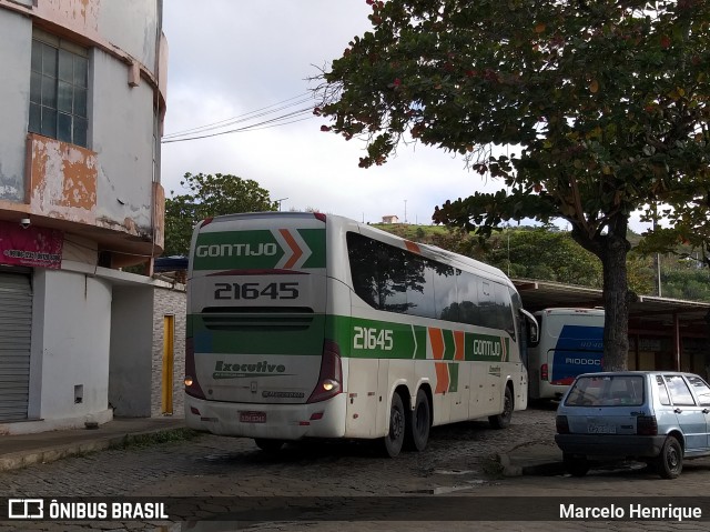 Empresa Gontijo de Transportes 21645 na cidade de Nanuque, Minas Gerais, Brasil, por Marcelo Henrique. Número da foto: #6907757.